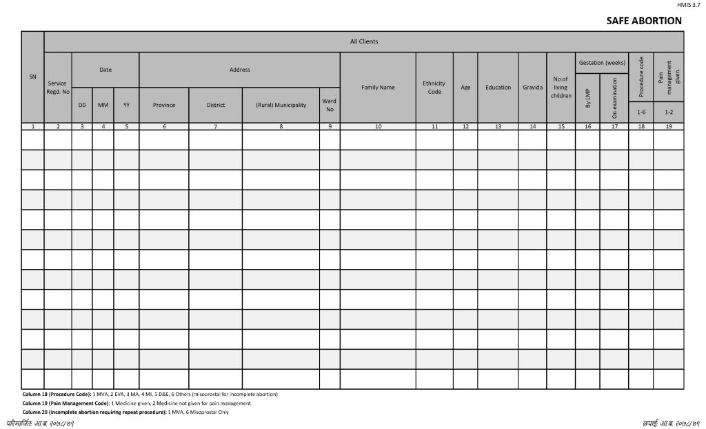 HMIS 3.7- Safe Abortin Service Register (सुरक्षित गर्भपतन सेवा रजिष्टर)_Page_1
